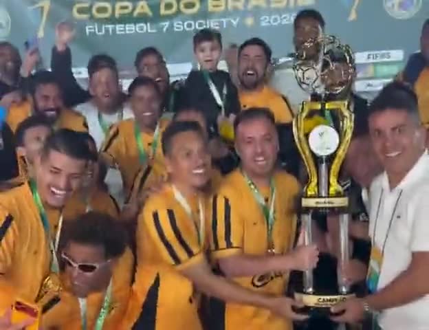 Touro FC campeao da Copa do Brasil de Futebol 7